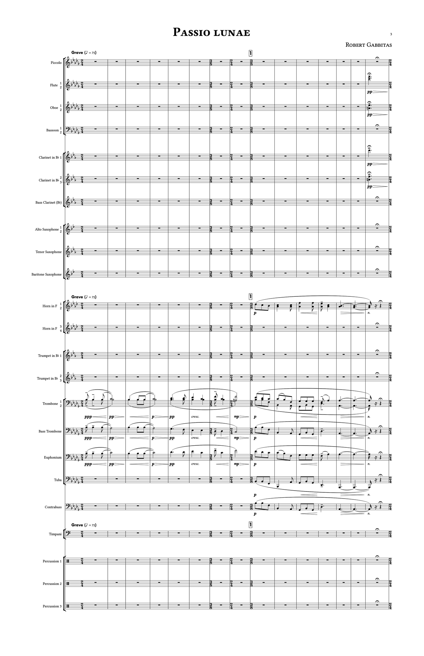 "Creatio" from Passio Lunae