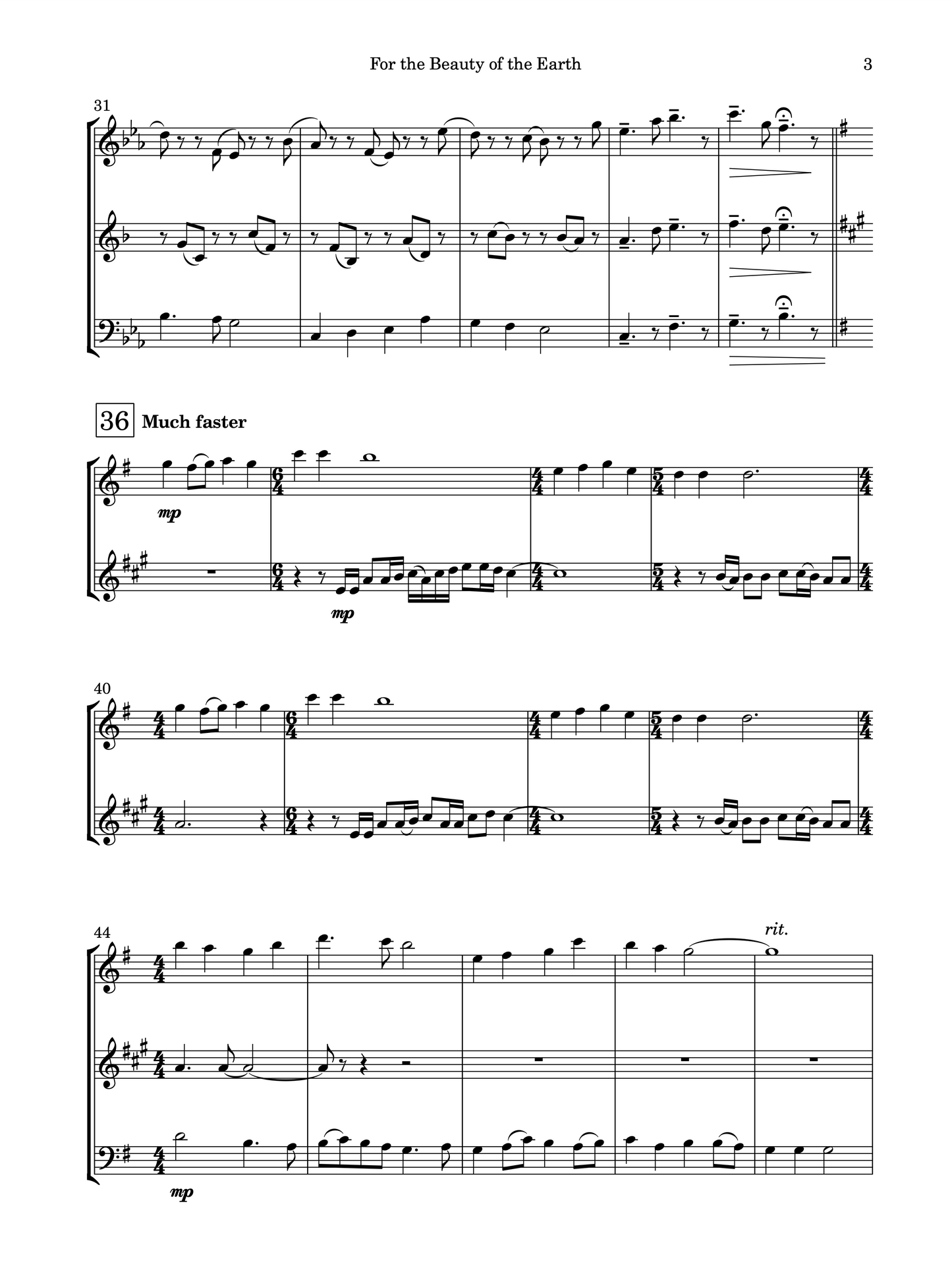 For the Beauty of the Earth