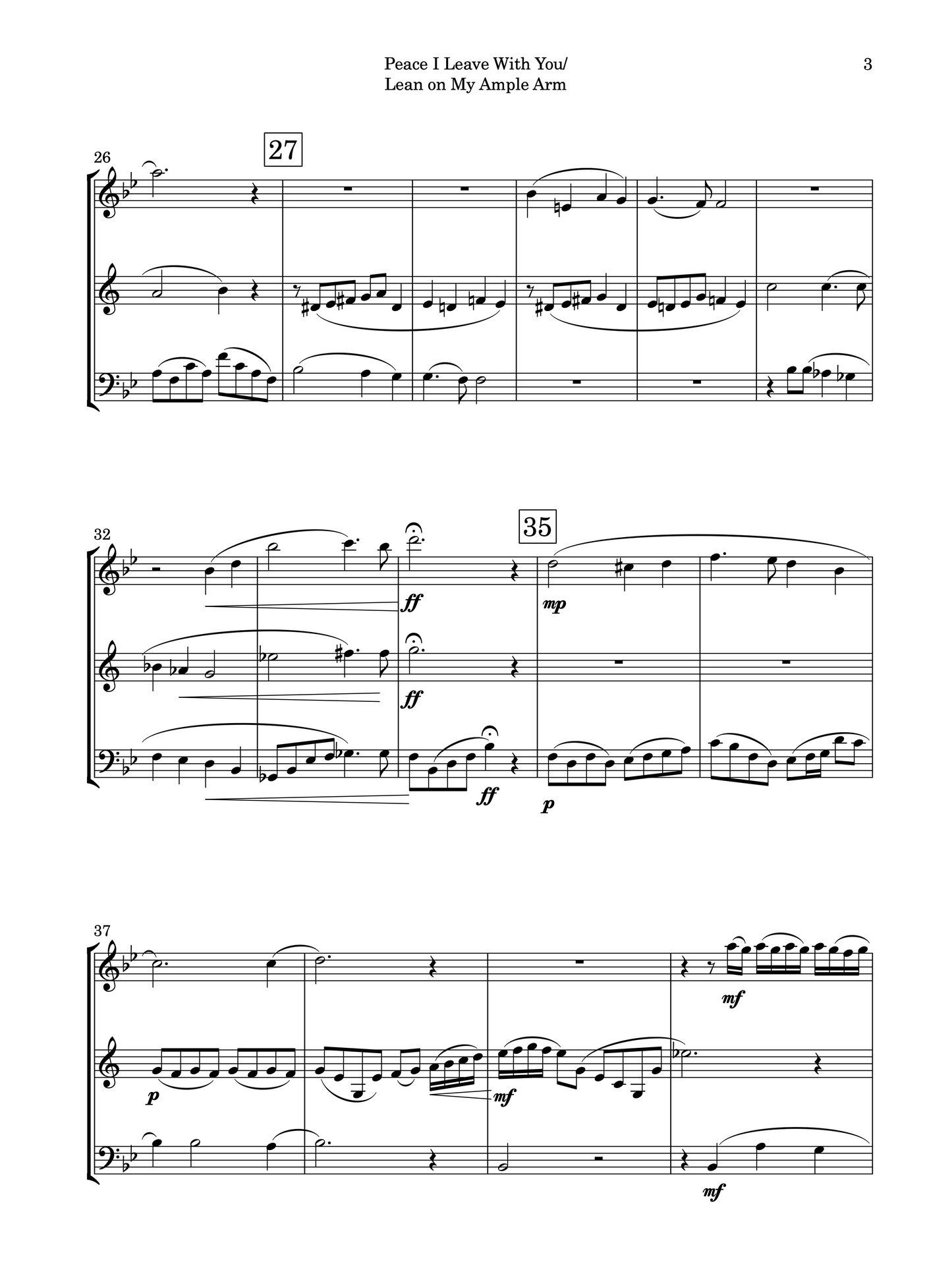 Peace I Leave With You