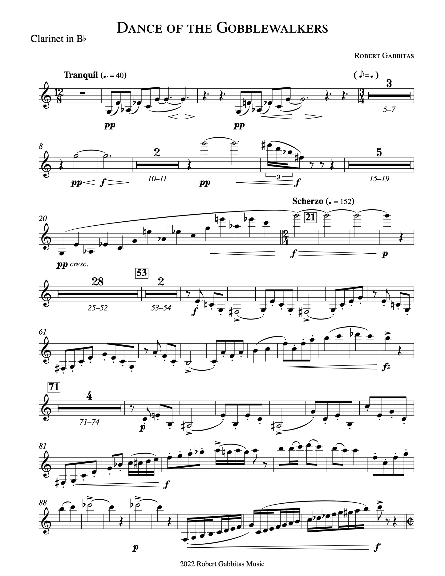 The Dance of the Gobblewalkers